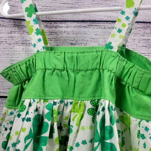 Green Shamrock Dress Toddler Size 6 - Picture 2 of 4